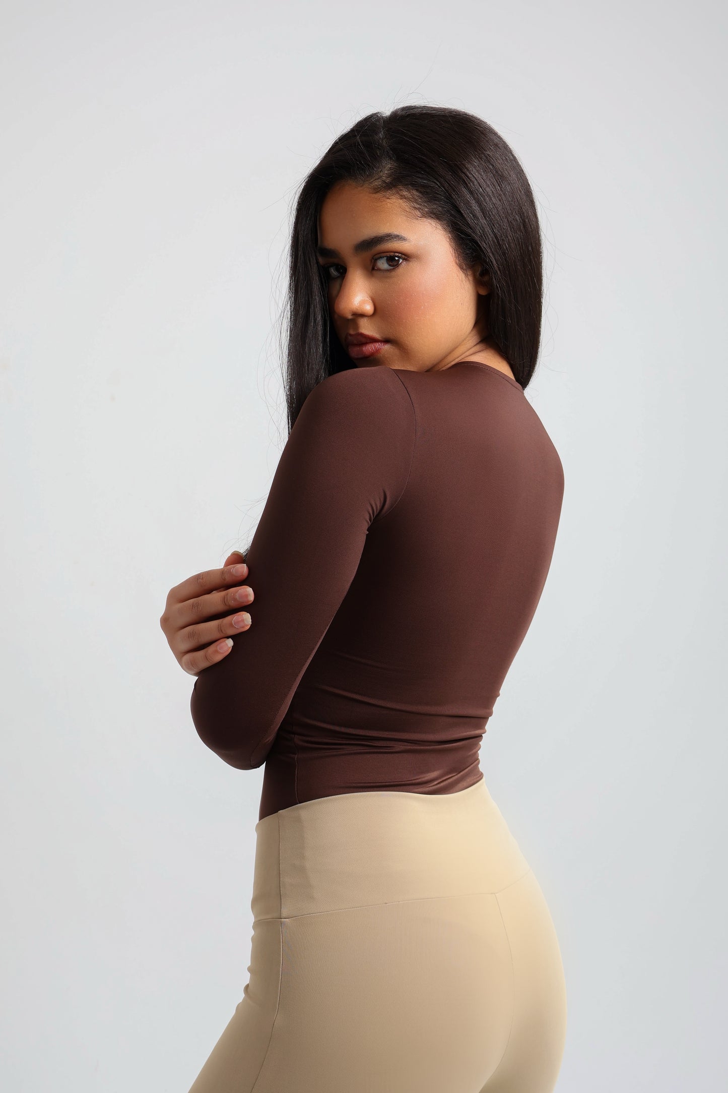 Long Sleeve Seamless Sculpt Bodysuit