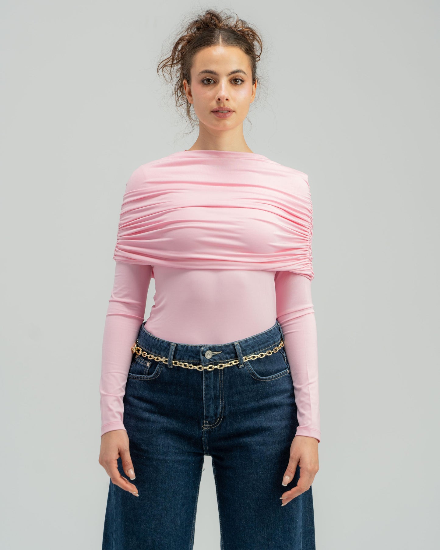 Long Sleeve Off Shoulder Top