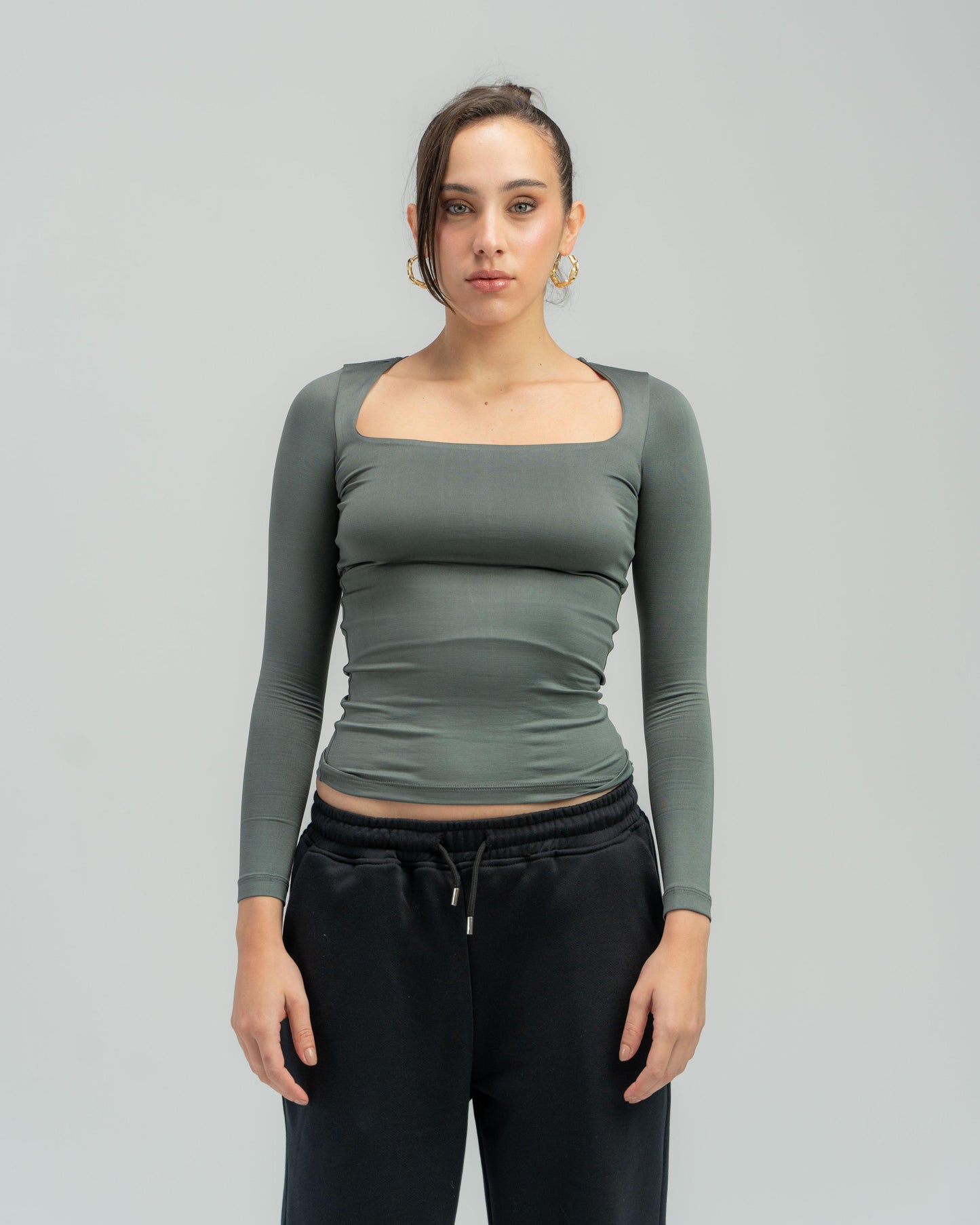 Square Neck Seamless Sculpt