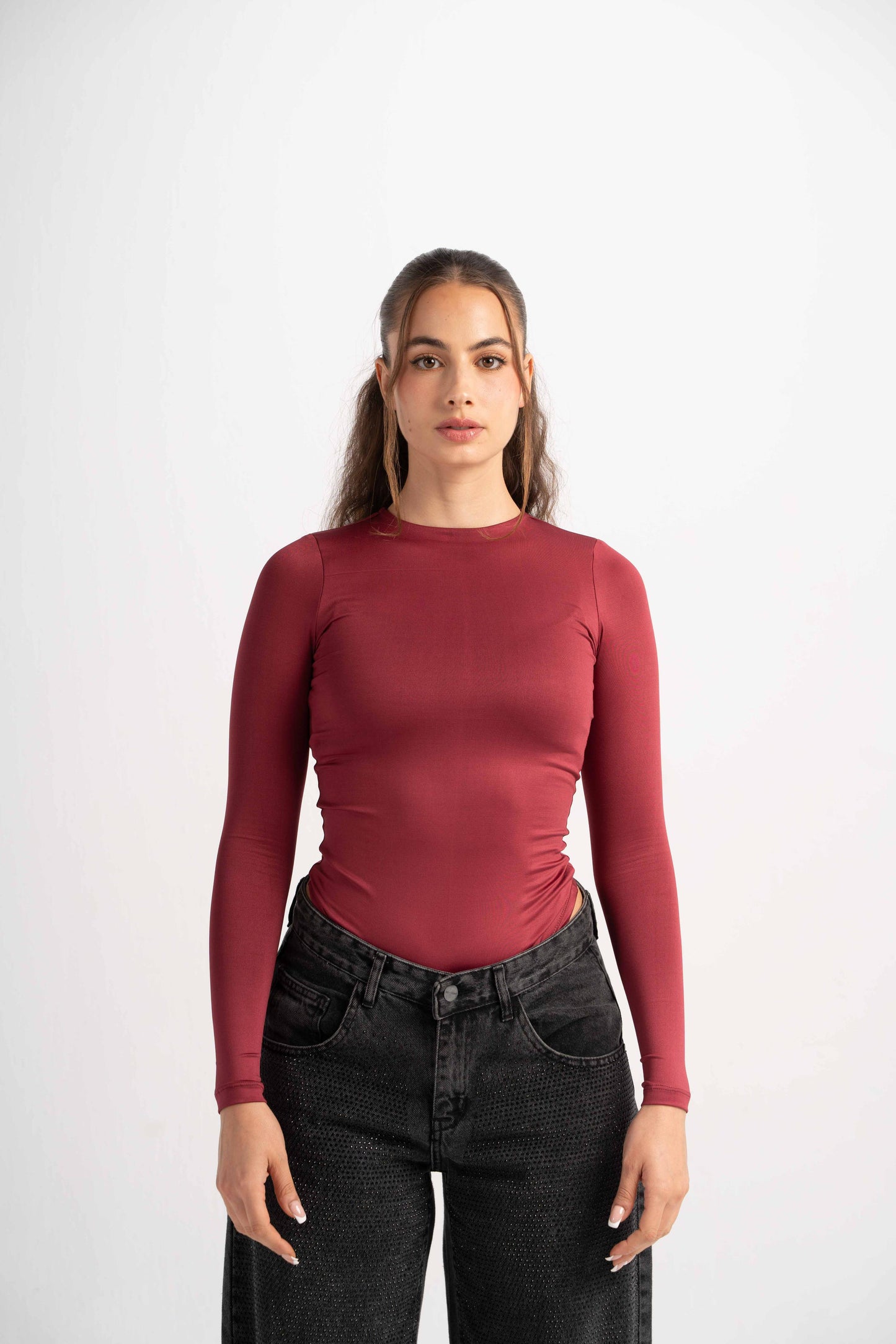 Long Sleeve Seamless Sculpt Bodysuit