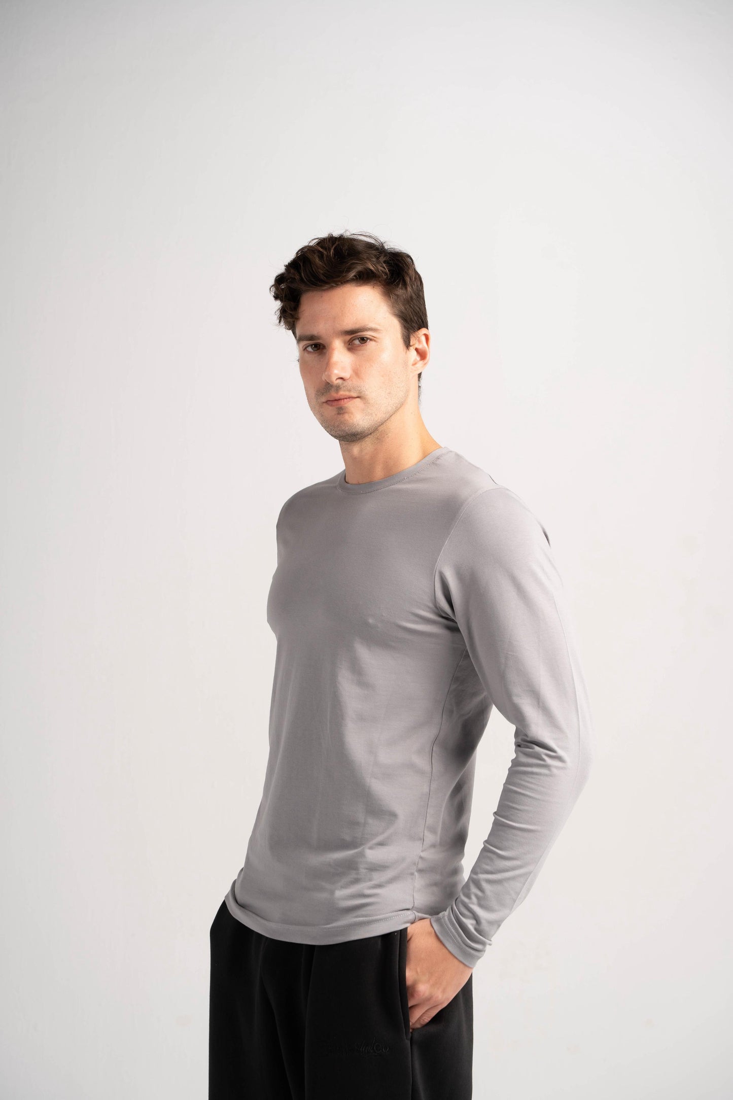 Slim Fit Long Sleeve Tops