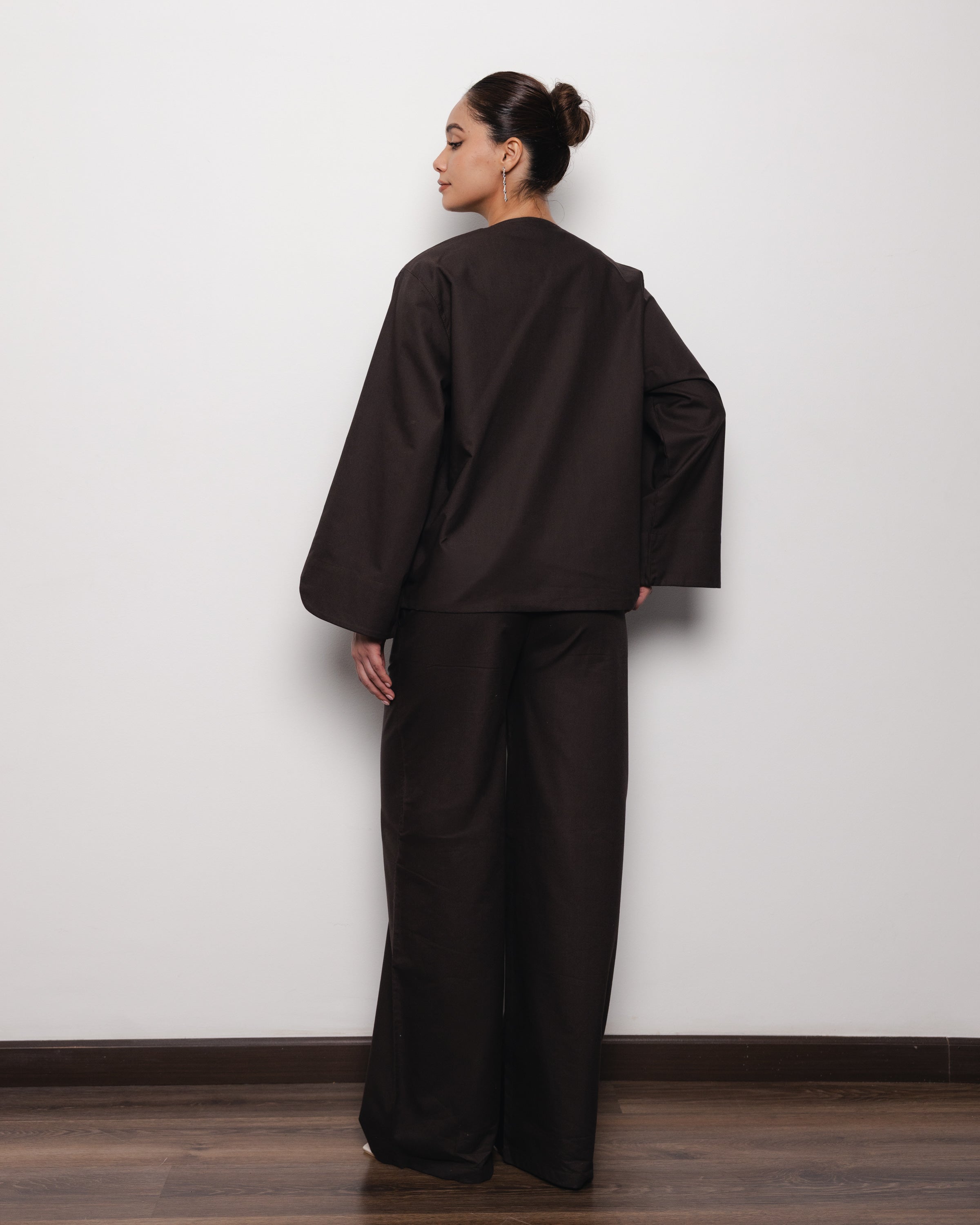 Artisan Top and Pants Set - Brown