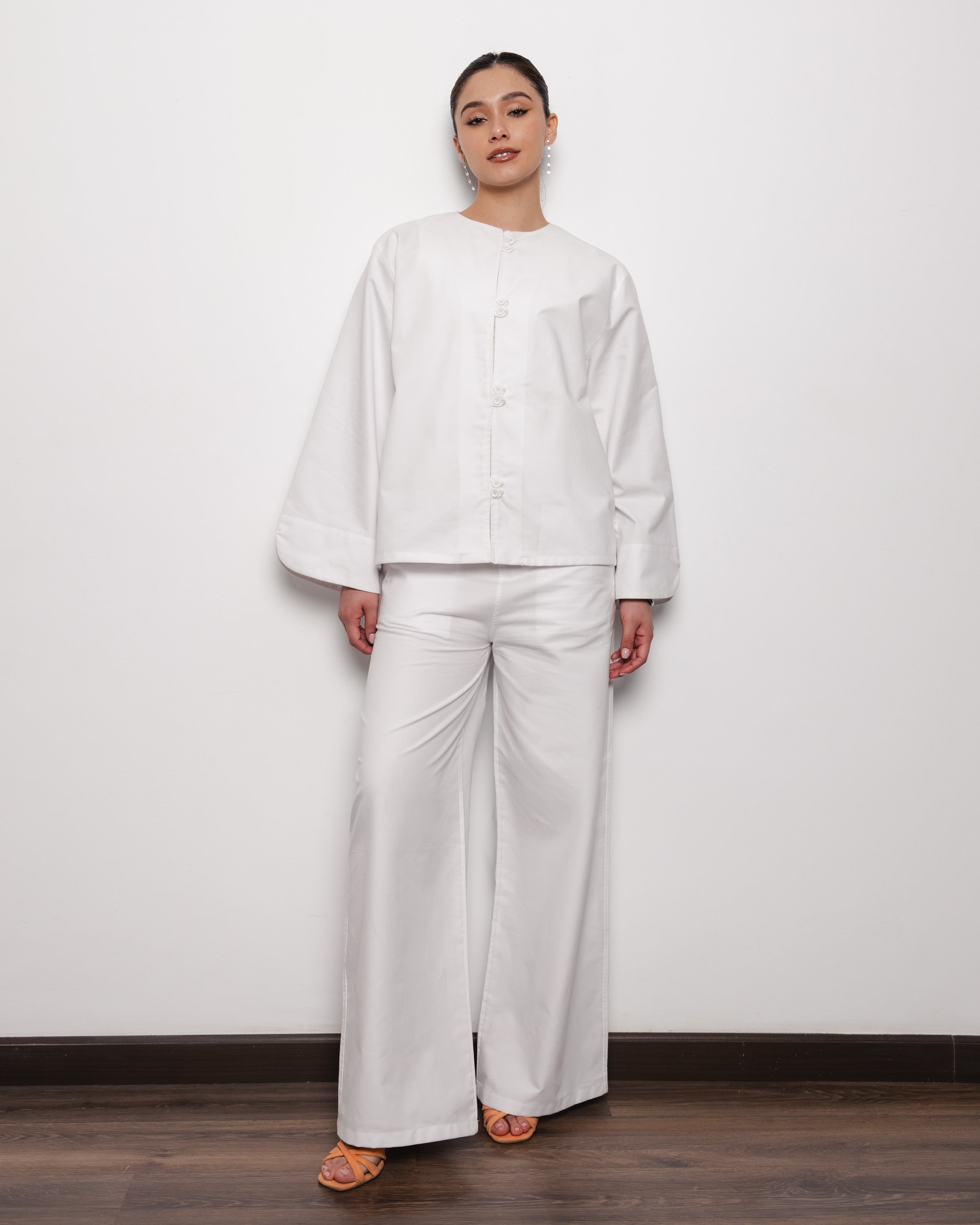 Artisan Top and Pants Set - White