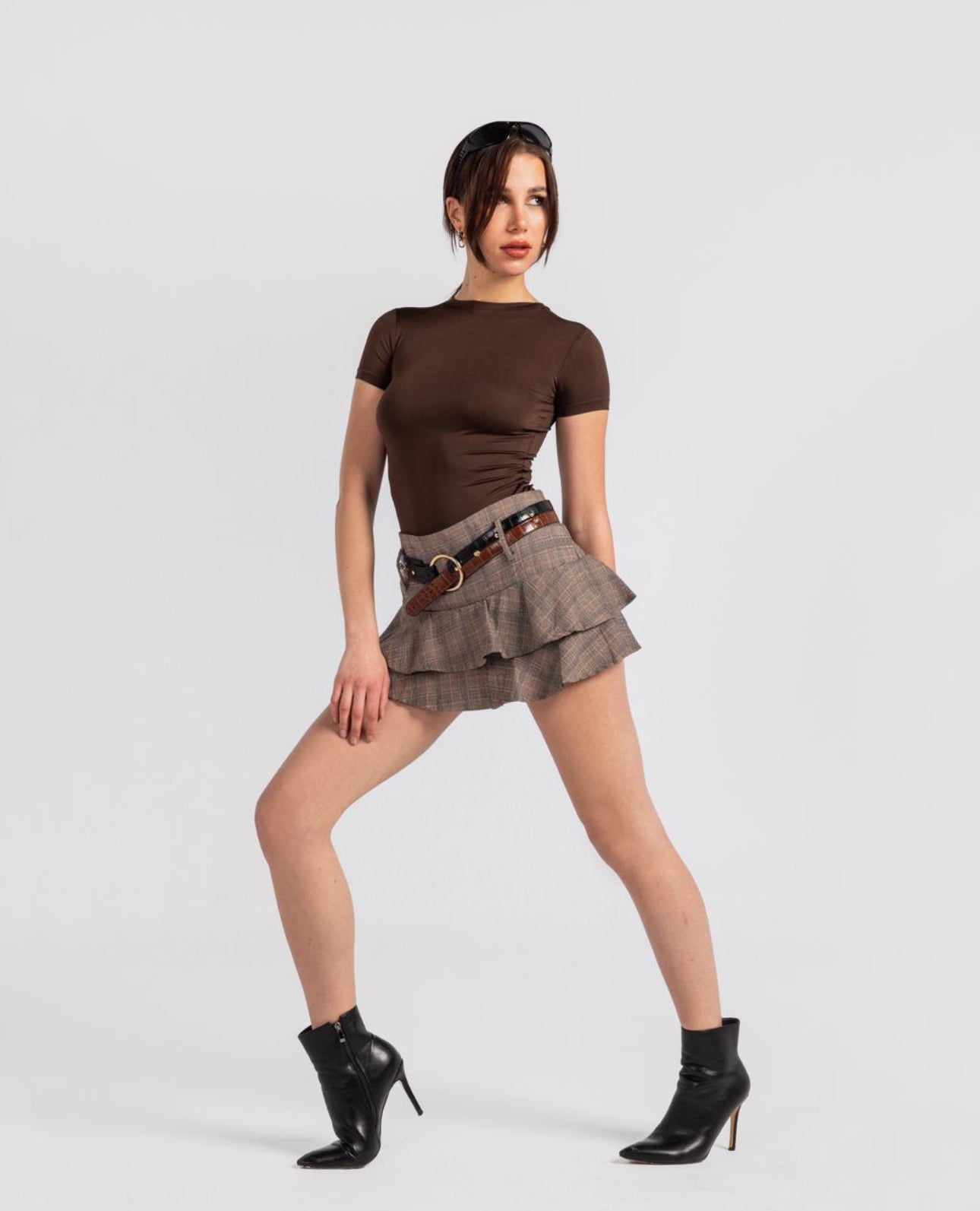 COCOA BROWN - SHORT SLEEVE TOP