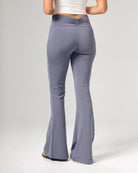 Front Ruched Yoga Pants - Grey