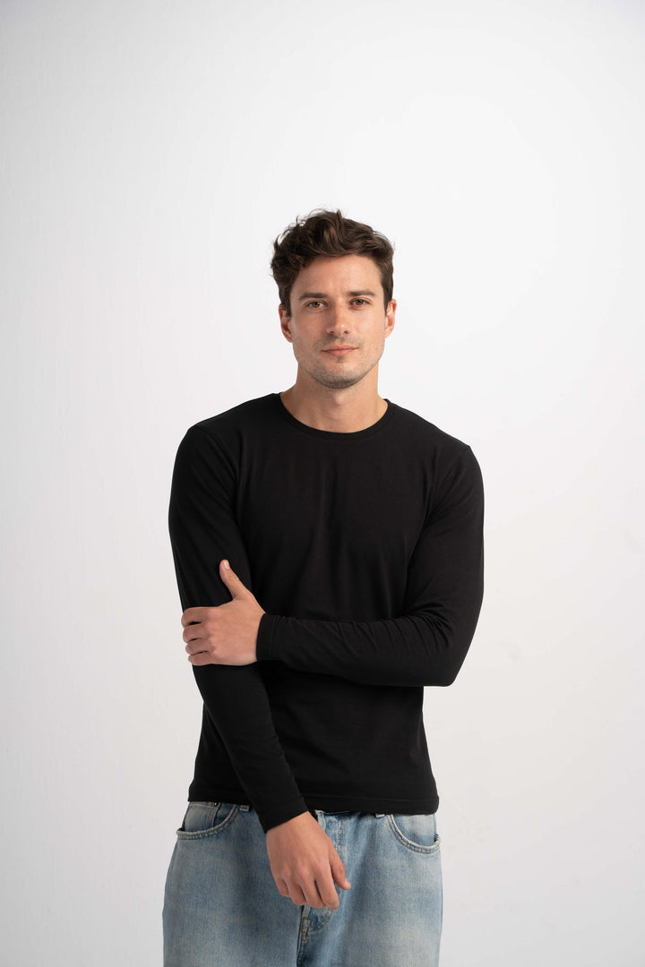 Slim Fit Long Sleeve Tops