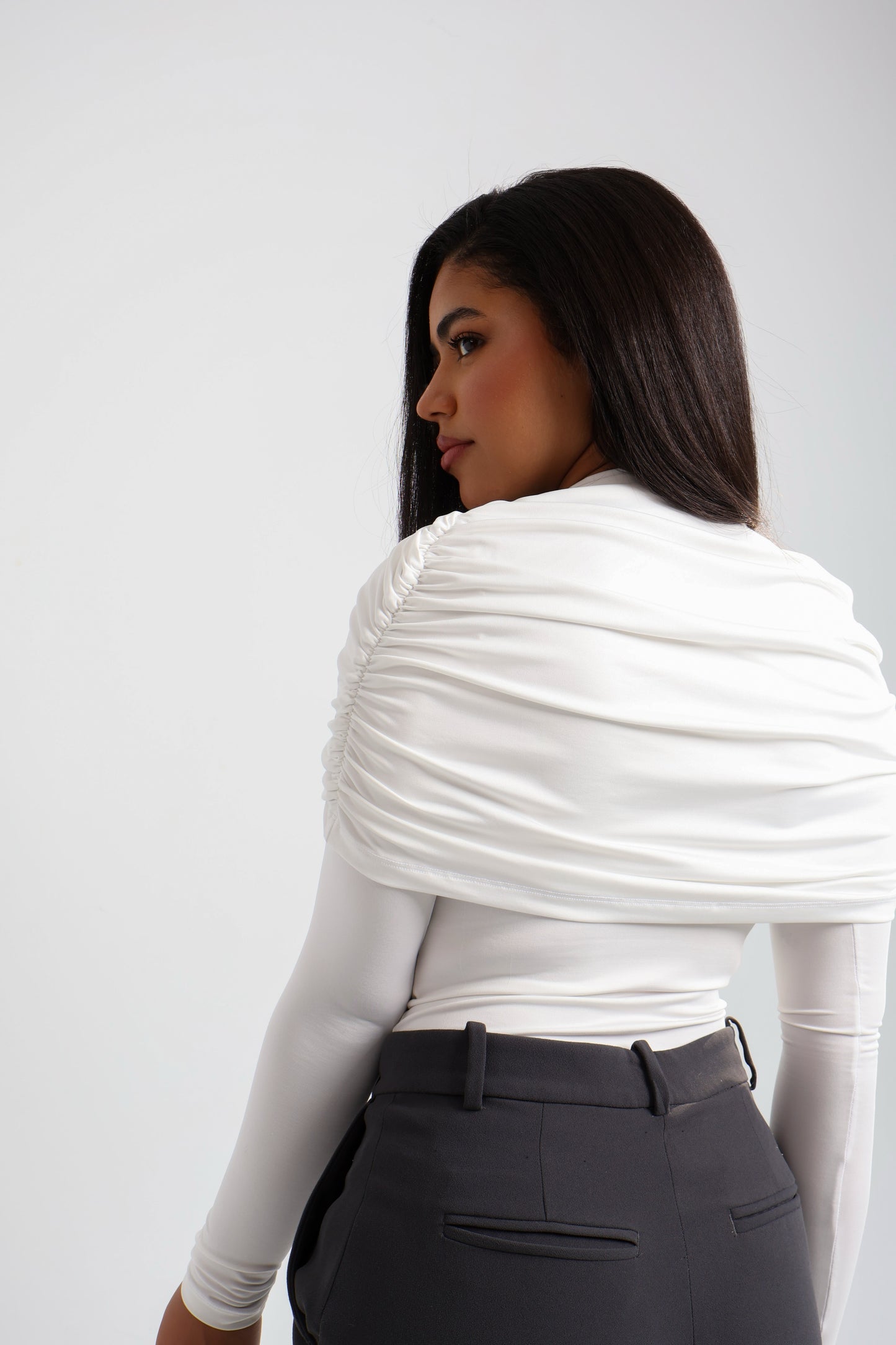 Long Sleeve Off Shoulder Top