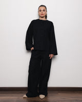 Artisan Top and Pants Set - Black