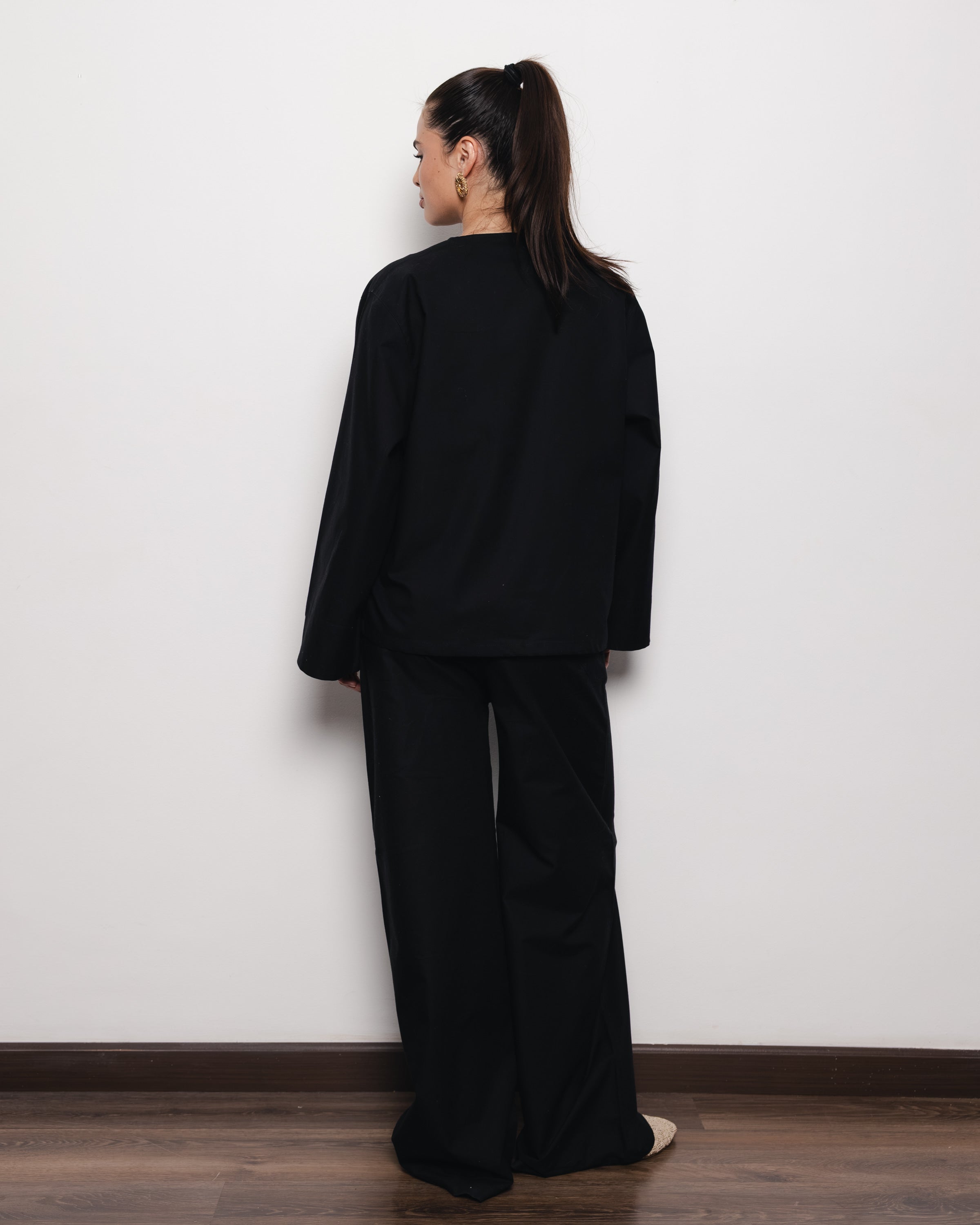 Artisan Top and Pants Set - Black