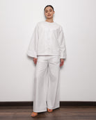 Artisan Top and Pants Set - White