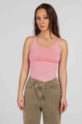 BABY PINK - THICK STRAP TANK TOP